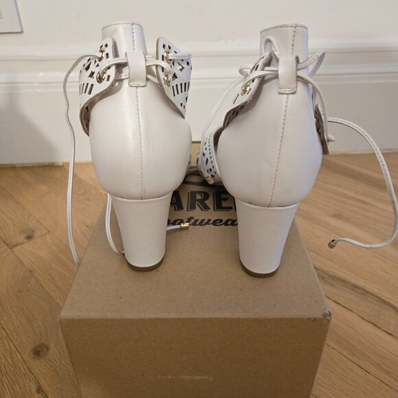 Bared Footwear - White Cutout Heels - Size 42 - Picture 2 of 10